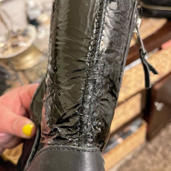 Ugg Australia Blaise short boot/slipper /shoe zip up sherpa sheepskin repaired - Picture 12 of 12